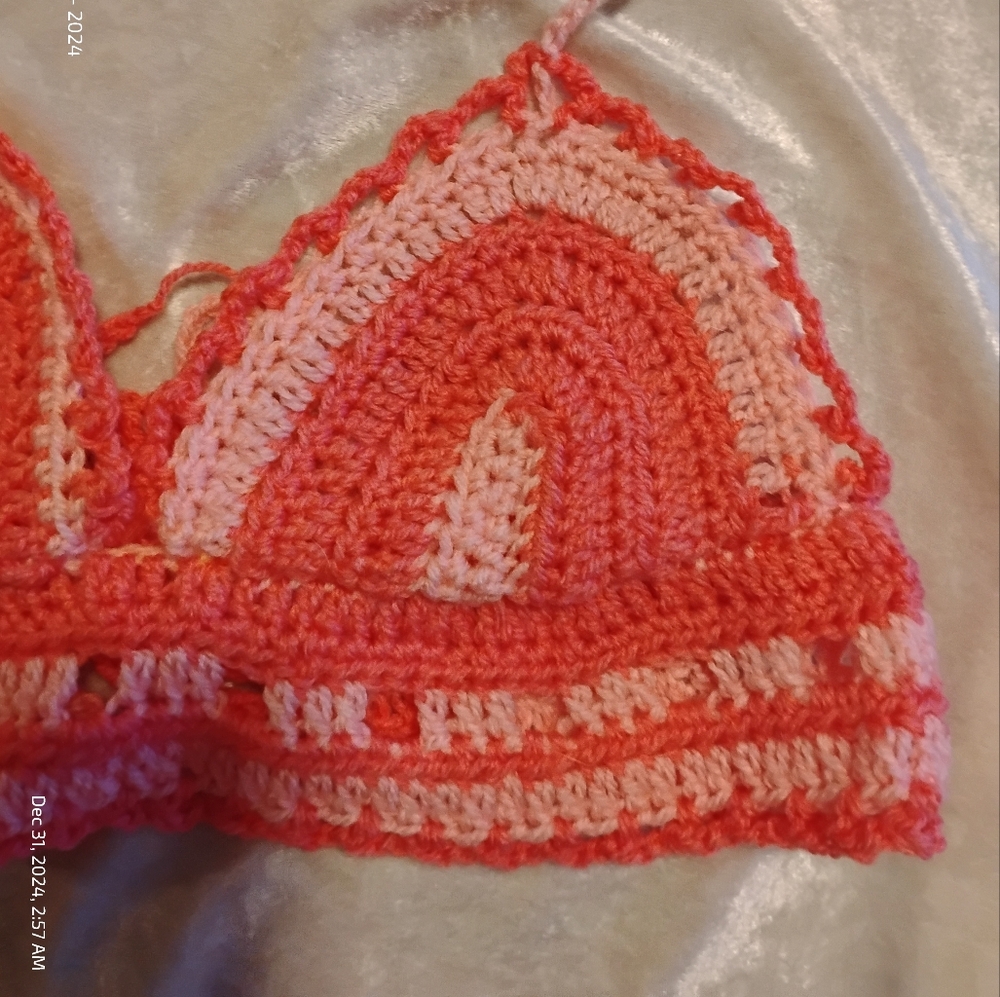 Handmade crochet festival top - Picture 3 of 14